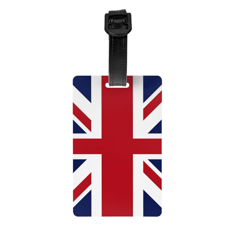 Travel Accessories Name - Retro Union Jack Luggage Tag with