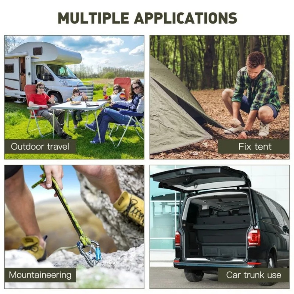 Travel Accessories Bike - 60-90cm 8mm Packing Ropes Outdoor Elastic