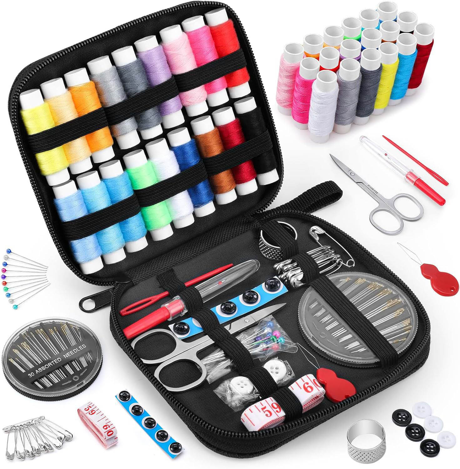 1Set Sewing Kit for Adults and - Travel Accessories To Sew ulasan dan harga