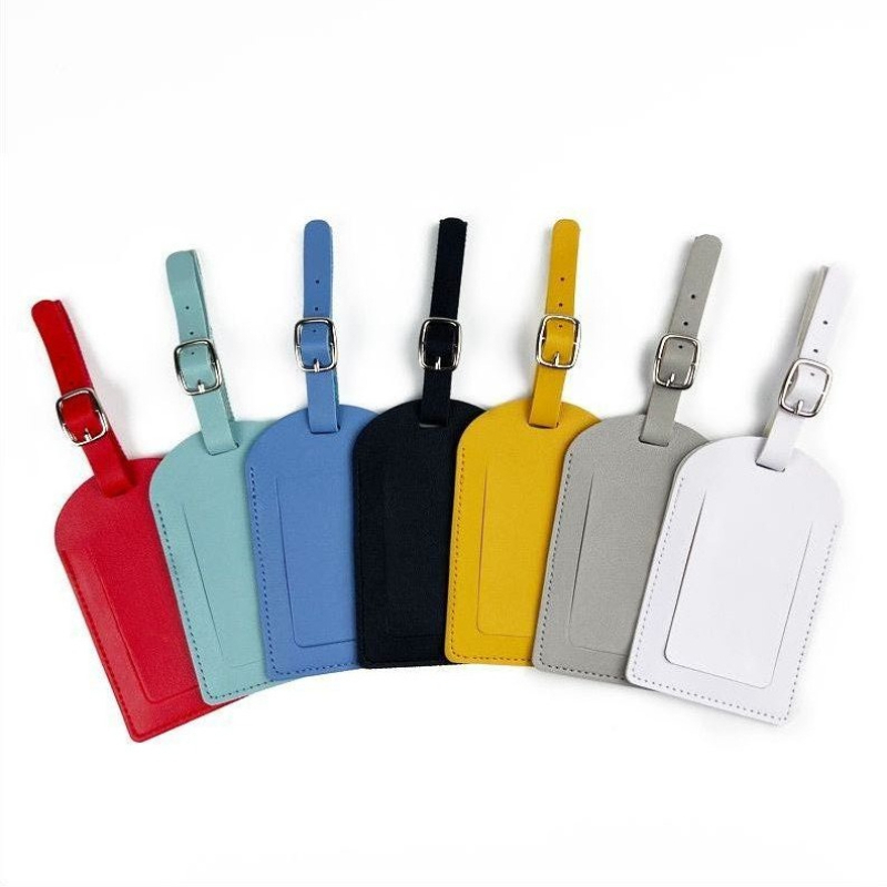 Women Men Luggage Tags PU Leat - Travel Accessories Kit For Men ulasan dan harga