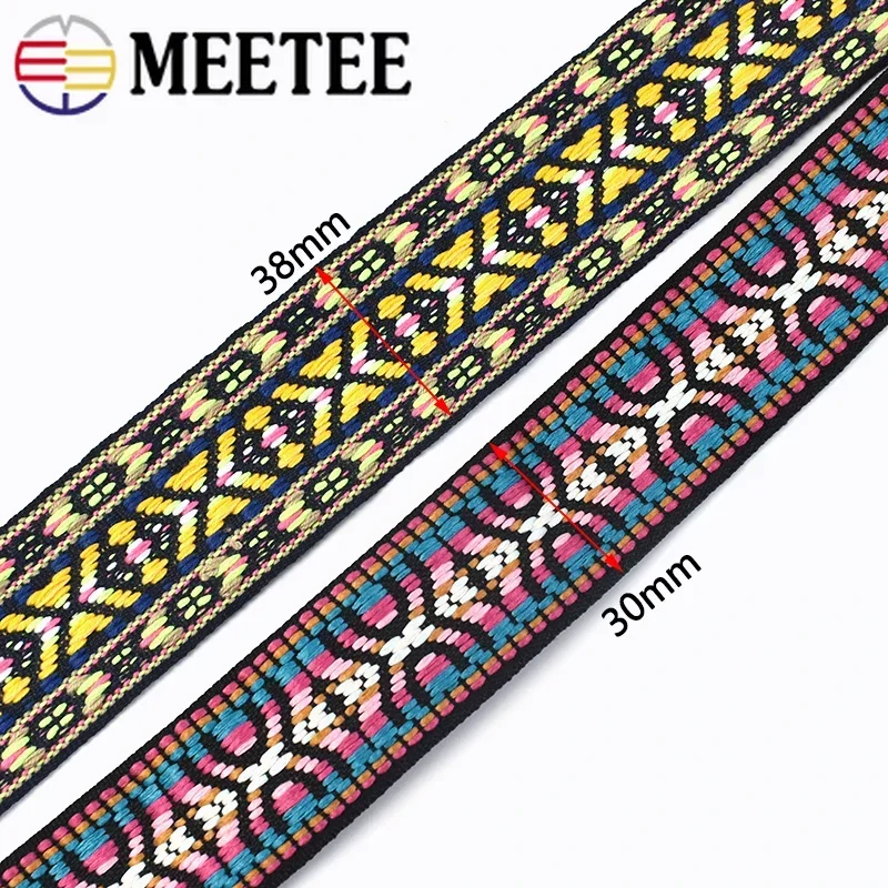 2/3/5/10M 38mm Polyester Jacqu - Travel Accessories To Sew ulasan dan harga