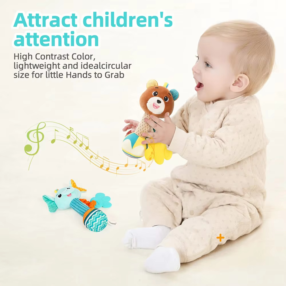Baby Rattles Soft Stuffed Anim - Travel Accessories With Toddler ulasan dan harga