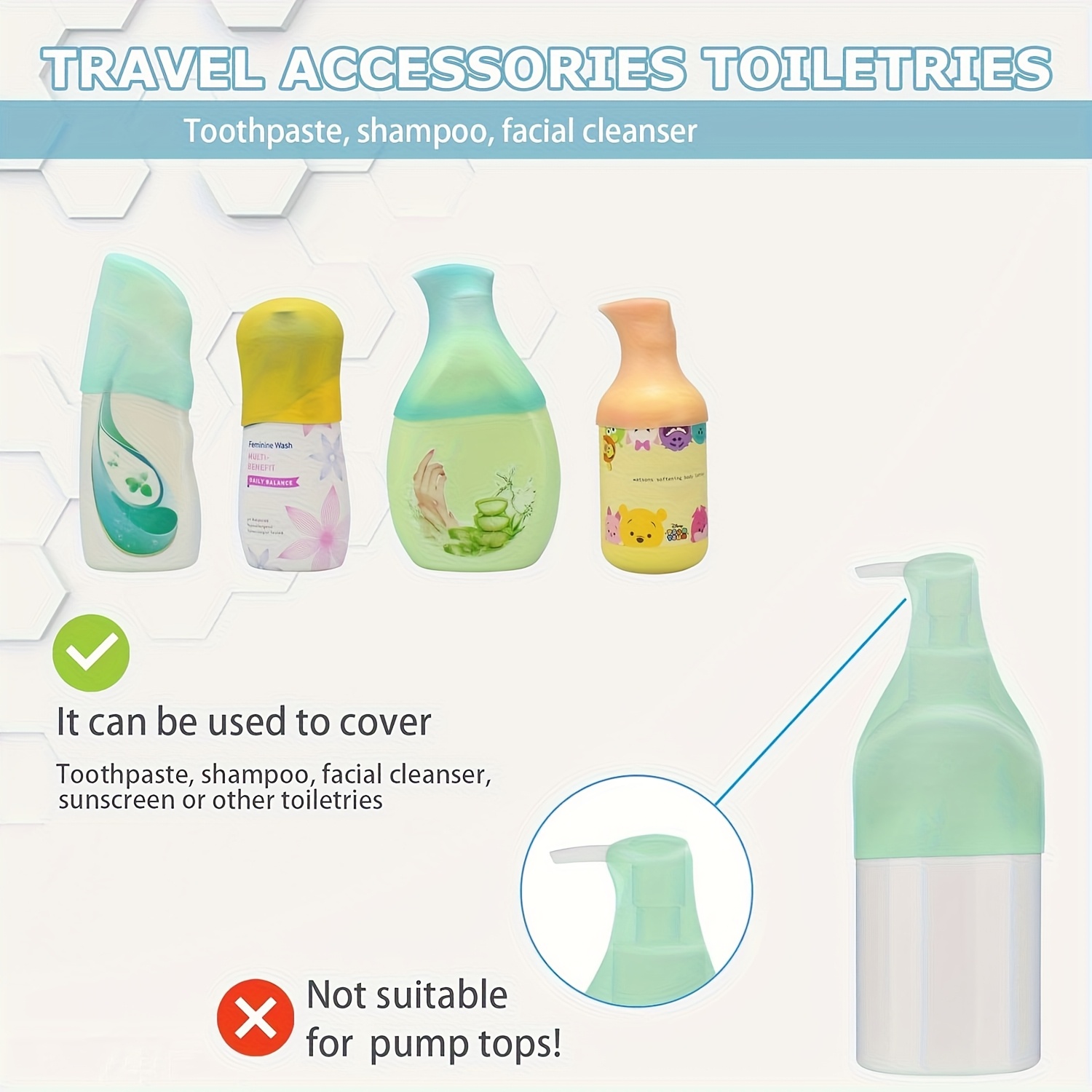 Elastic Sleeves for Leak Proof - Travel Accessories Kit For Men ulasan dan harga