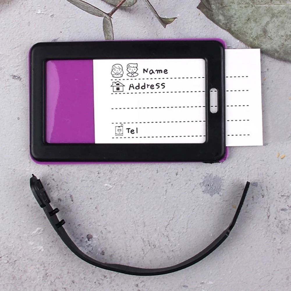 Silicone Glue Suitcase ID Addr - Travel Accessories Name ulasan dan harga