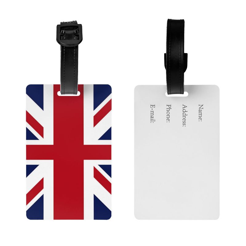 Retro Union Jack Luggage Tag w - Travel Accessories Name ulasan dan harga