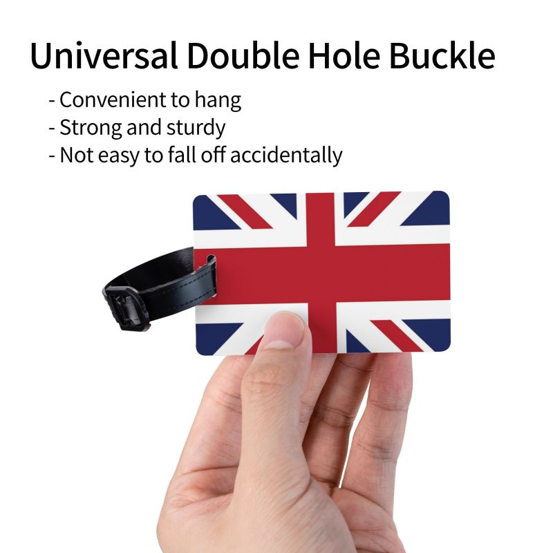 Retro Union Jack Luggage Tag w - Travel Accessories Name ulasan dan harga
