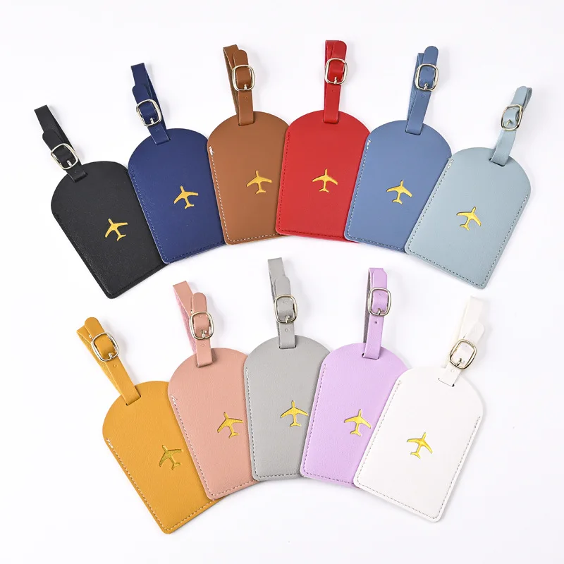 1pc Thicken PU Hot Stamping Ai - Travel Accessories Name ulasan dan harga