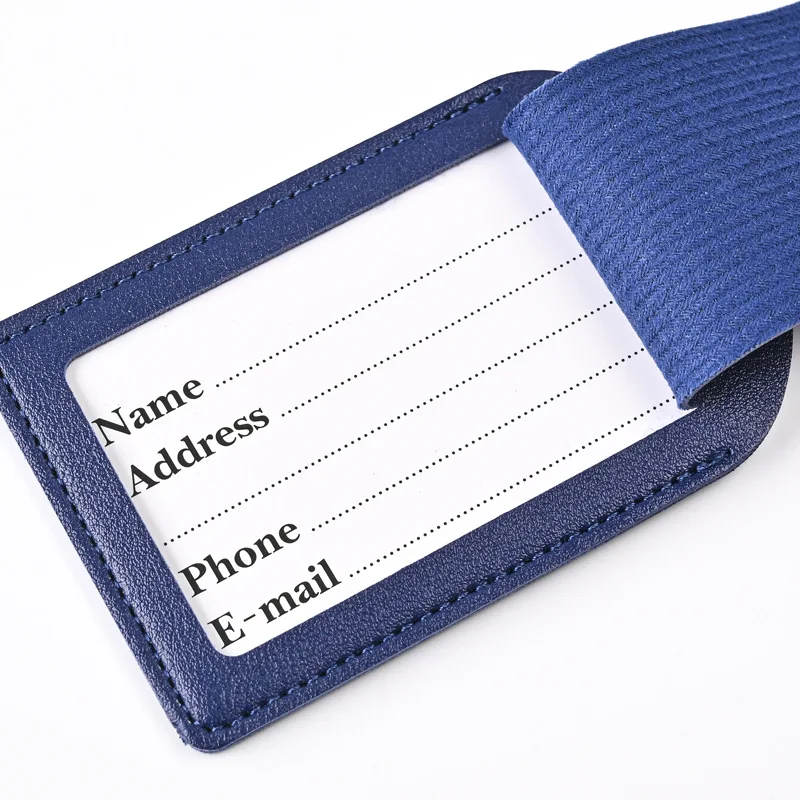 1pc Thicken PU Hot Stamping Ai - Travel Accessories Name ulasan dan harga