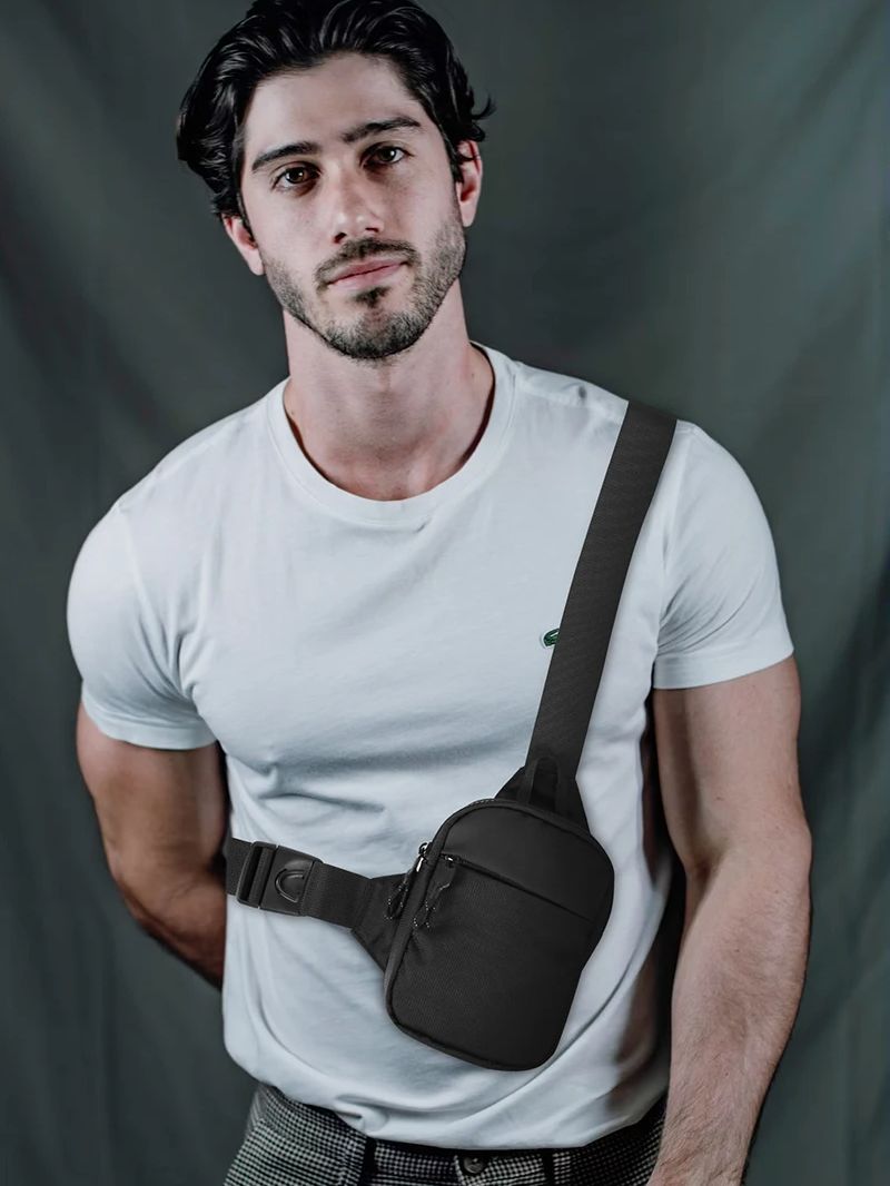 Casual Men Shoulder Chest Bag  - Travel Accessories Bike ulasan dan harga