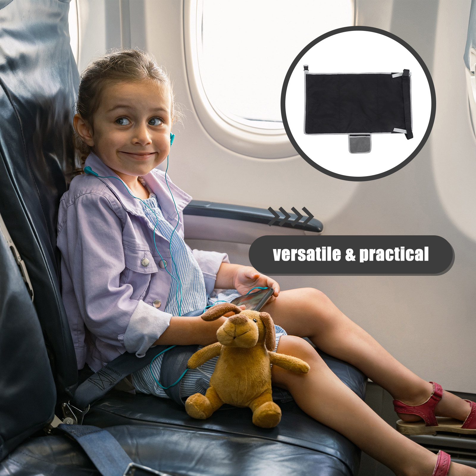 1Set Children's Airplane Seat  - Travel Accessories With Toddler ulasan dan harga