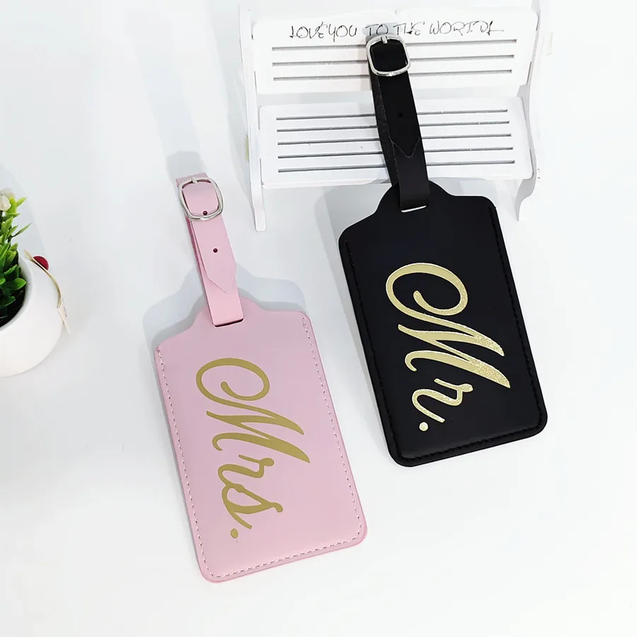 2PCS/Set Mr Mrs Couples Luggag - Travel Accessories Name ulasan dan harga