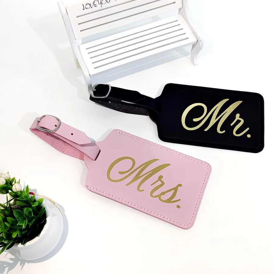 2PCS/Set Mr Mrs Couples Luggag - Travel Accessories Name ulasan dan harga