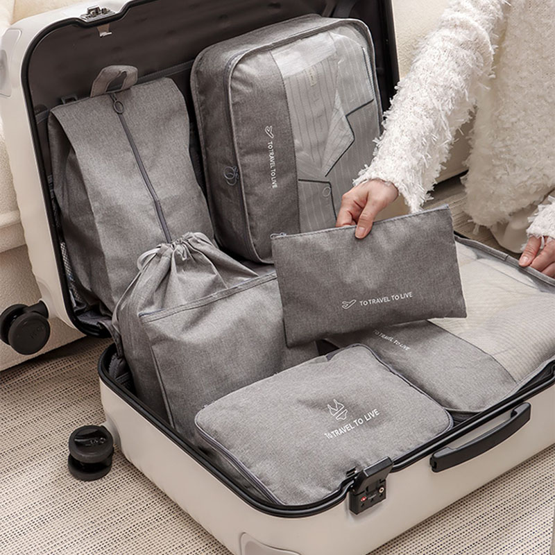 7 Piece Travel Packing Cubes S - Travel Accessories Kit For Men ulasan dan harga