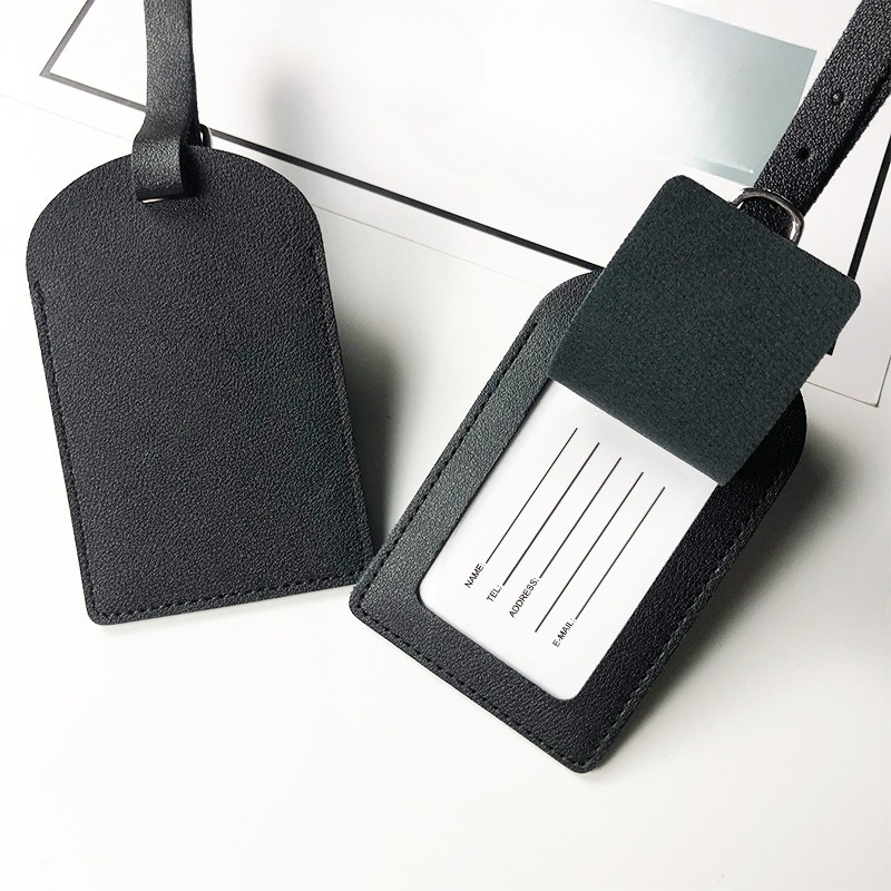 1PC PU Leather Luggage Tag Sui - Travel Accessories Bag For Men ulasan dan harga