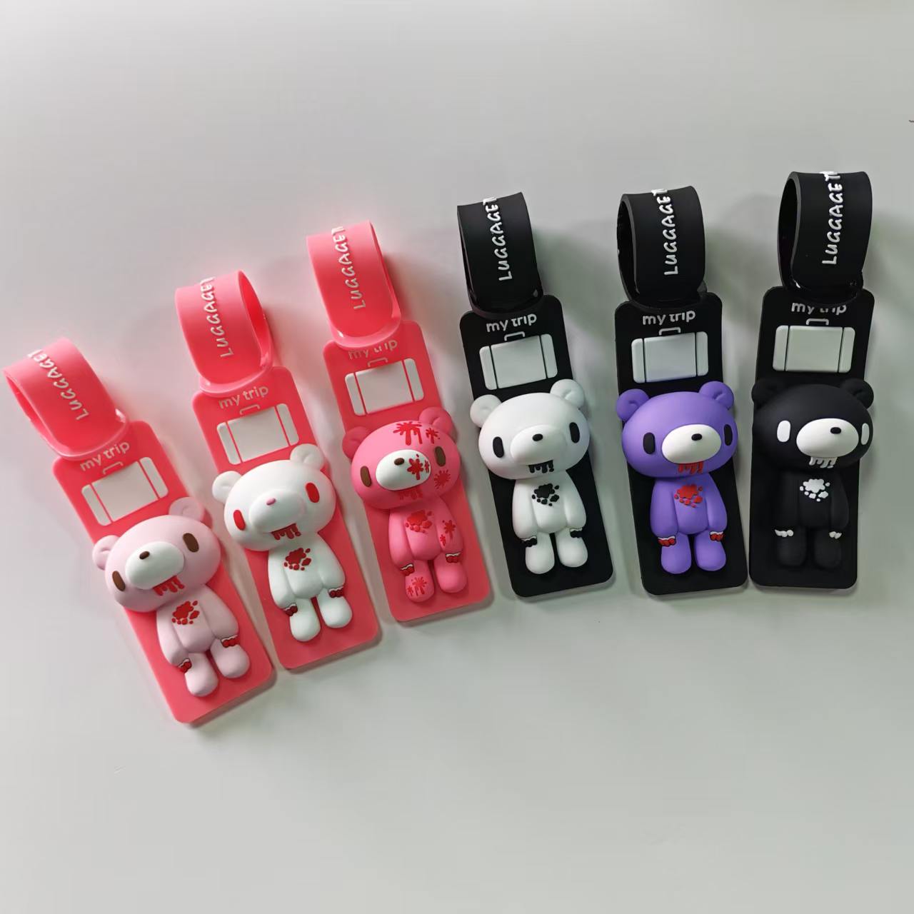 Cute Cartoon Bear Silicone Lug - Travel Accessories Name ulasan dan harga