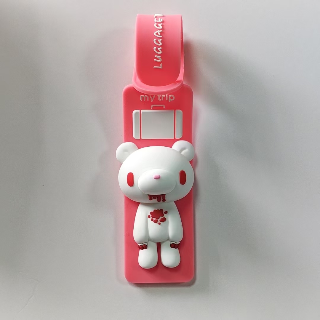 Cute Cartoon Bear Silicone Lug - Travel Accessories Name ulasan dan harga