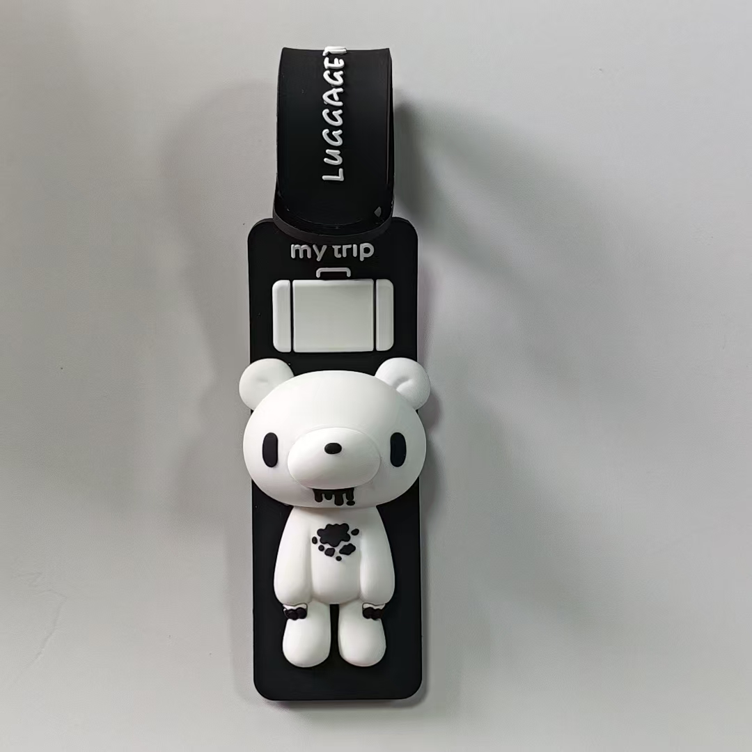 Cute Cartoon Bear Silicone Lug - Travel Accessories Name ulasan dan harga