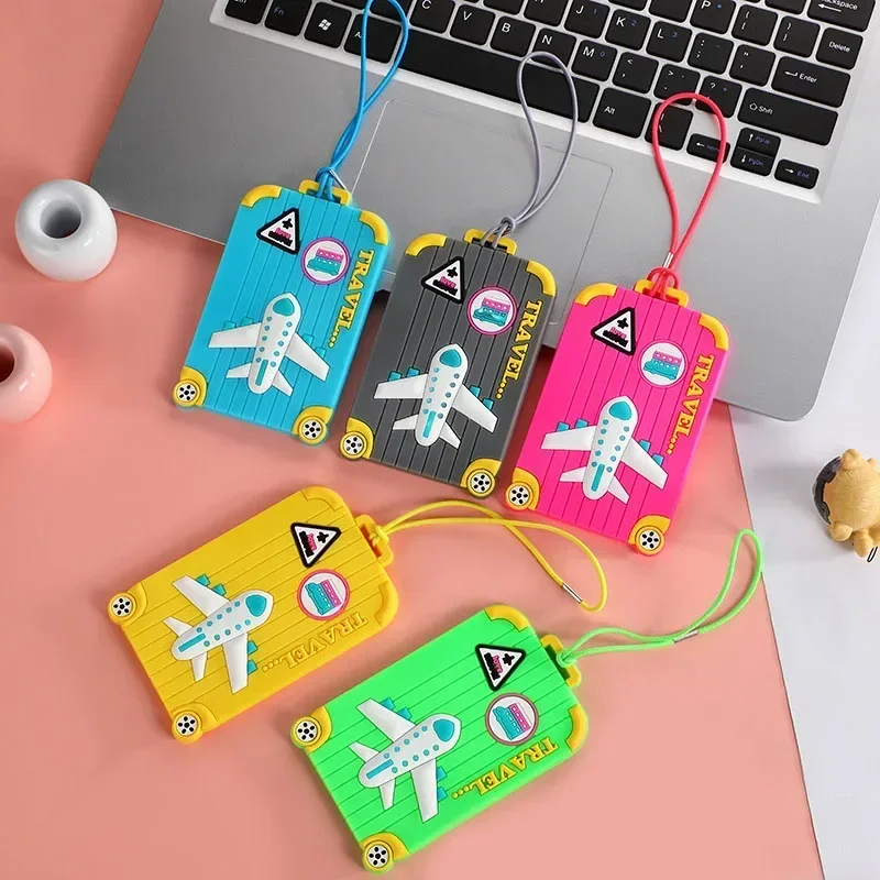 Portable PVC Luggage Tag Trave - Travel Accessories Name ulasan dan harga