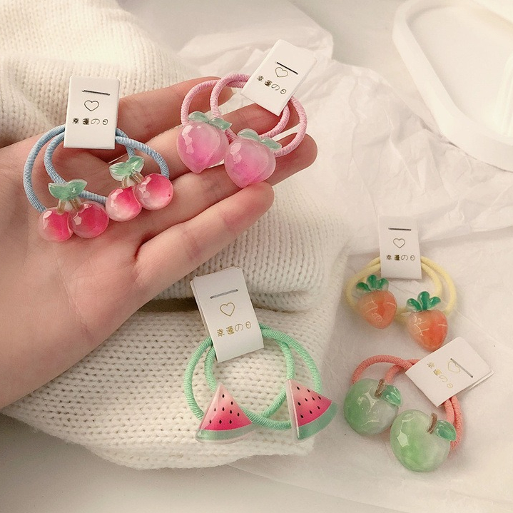 Kids Carrot Hair Ties 5 Pair N - Travel Accessories With Toddler ulasan dan harga