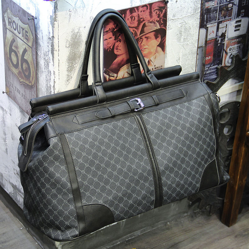 Fashion Plaid Travel Bag Men H - Travel Accessories Bag For Men ulasan dan harga