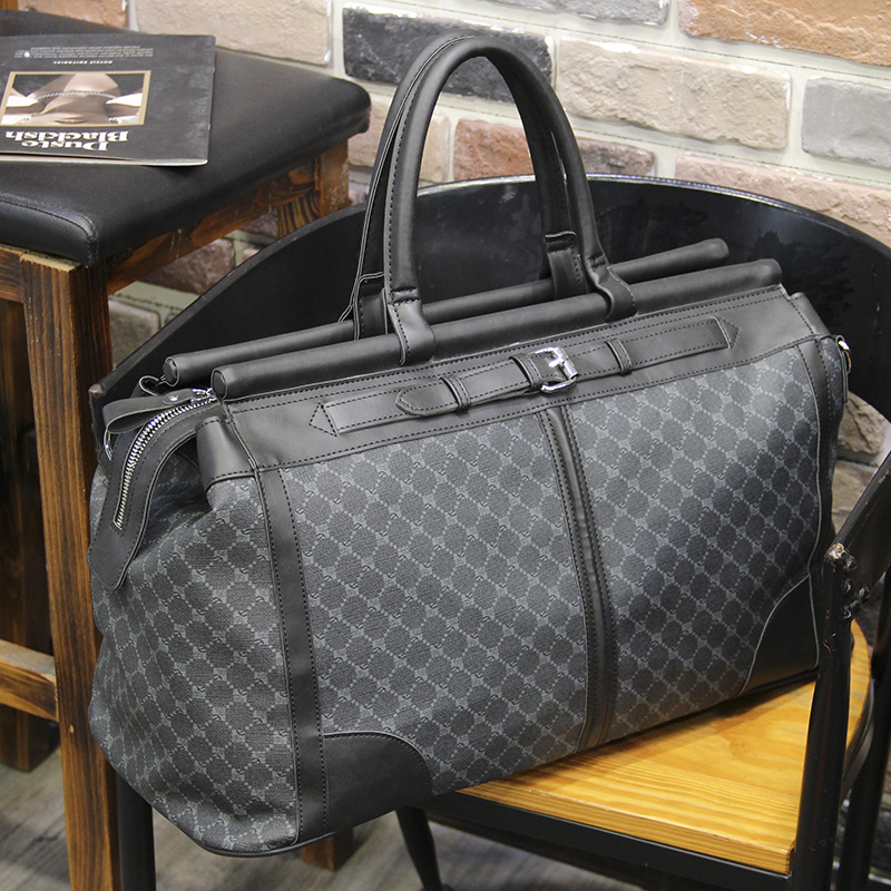 Fashion Plaid Travel Bag Men H - Travel Accessories Bag For Men ulasan dan harga