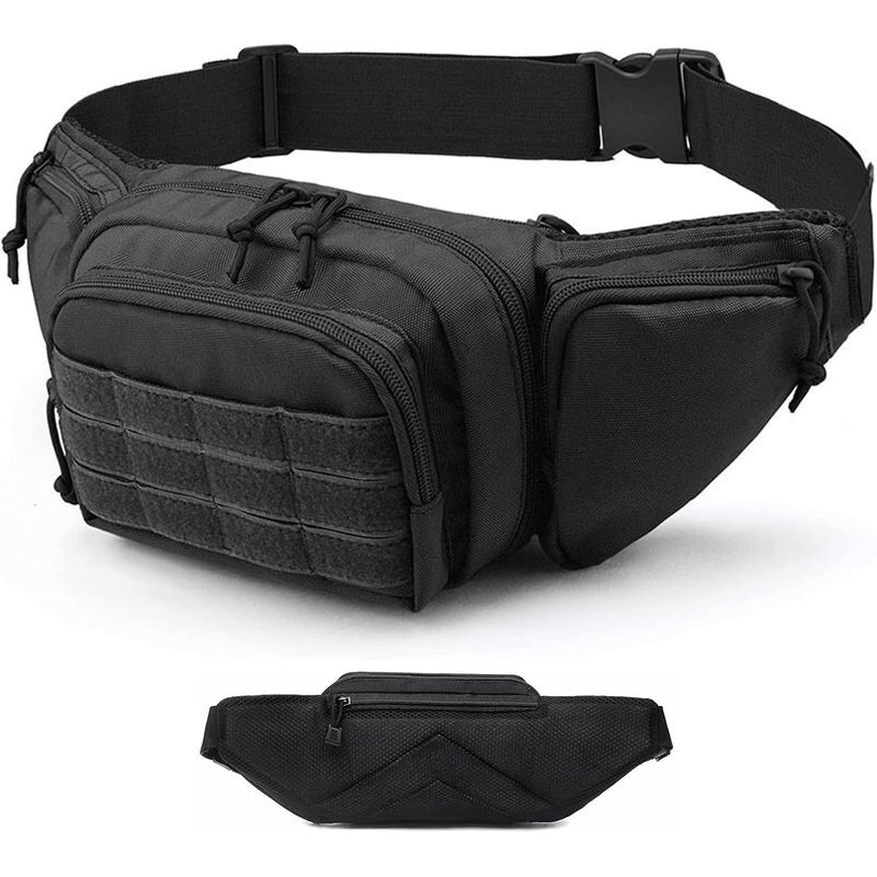 600D Oxford Multi-Pocket Waist - Travel Accessories Bike ulasan dan harga