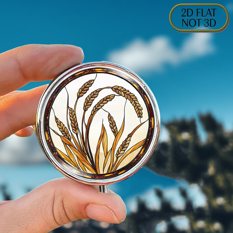 A flat, portable, round metal  - Travel Accessories As Gifts ulasan dan harga
