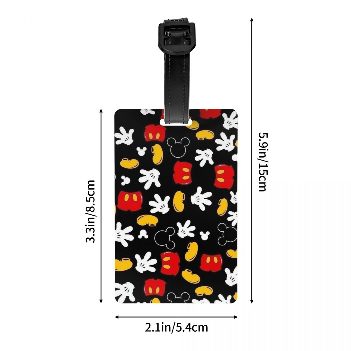 Custom M-Mouse  Luggage Tag fo - Travel Accessories Name ulasan dan harga