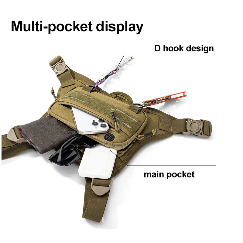 Tactical Front Chest Rig Bag V - Travel Accessories Bike ulasan dan harga