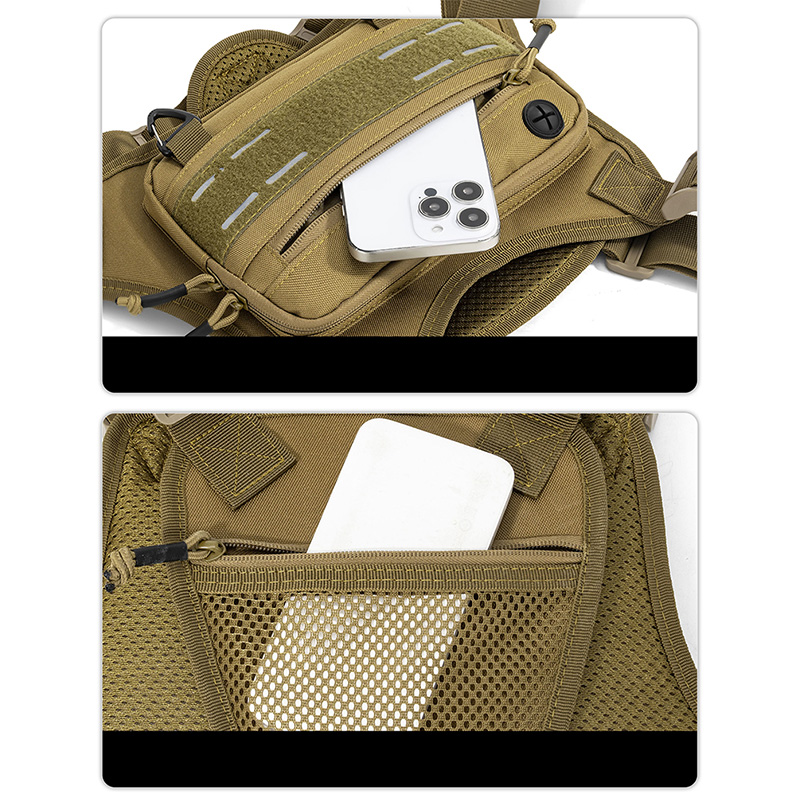 Tactical Front Chest Rig Bag V - Travel Accessories Bike ulasan dan harga