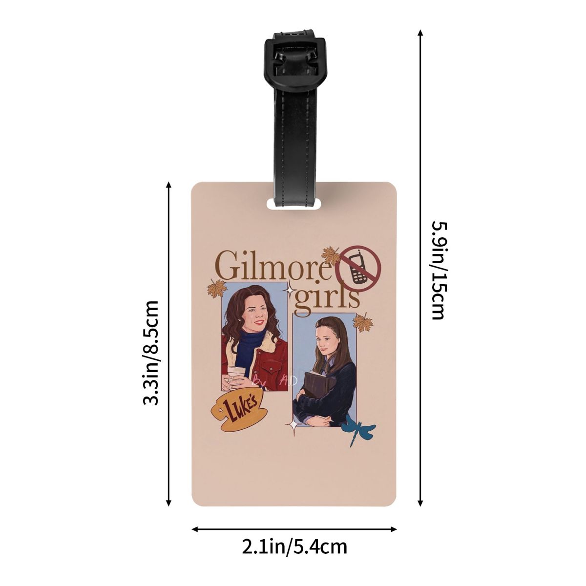 Gilmore Girls Graffiti Luggage - Travel Accessories Name ulasan dan harga