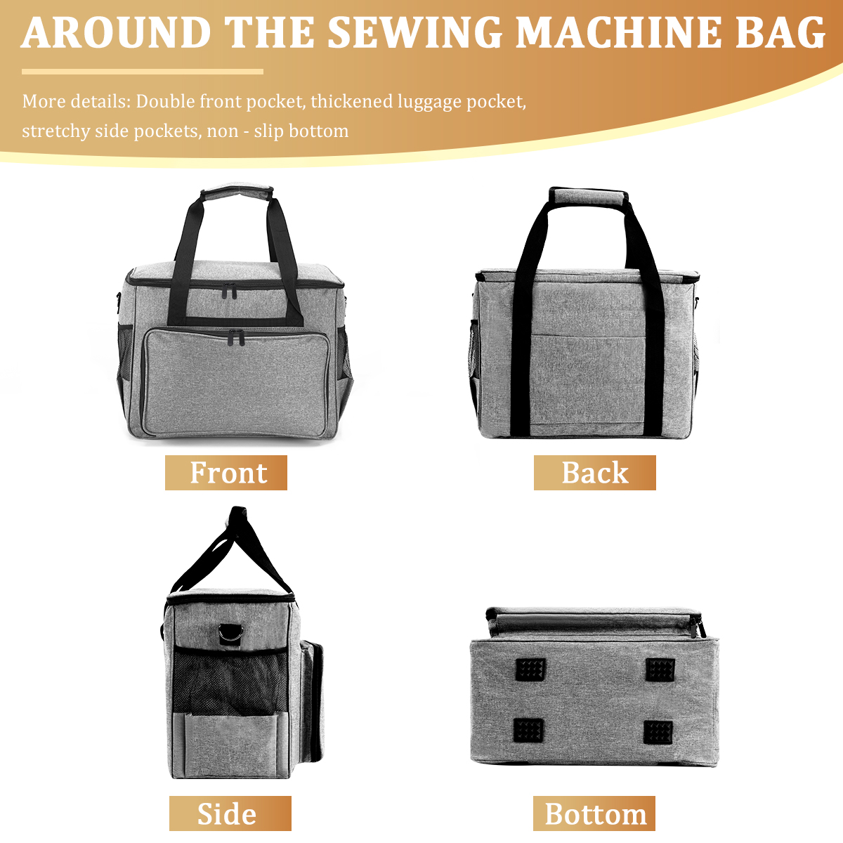 KOKNIT Sewing Machine Carrying - Travel Accessories To Sew ulasan dan harga