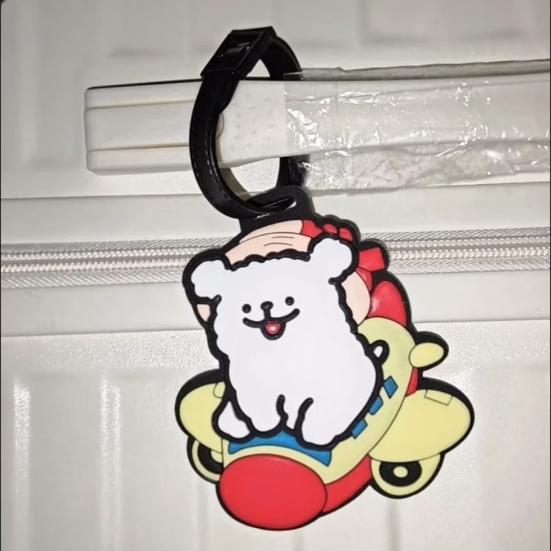  Cute Cartoon Dog Silicone Lu - Travel Accessories Name ulasan dan harga