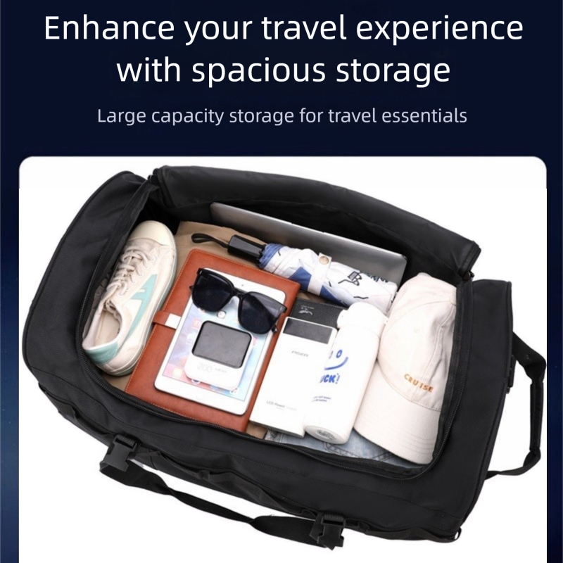 Heavy-Duty Wheeled Duffel Bag  - Travel Accessories Bag For Men ulasan dan harga