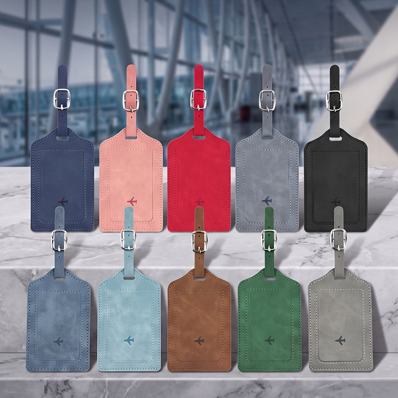 1PC PU Leather Luggage Tag Wom - Travel Accessories Bag For Men ulasan dan harga
