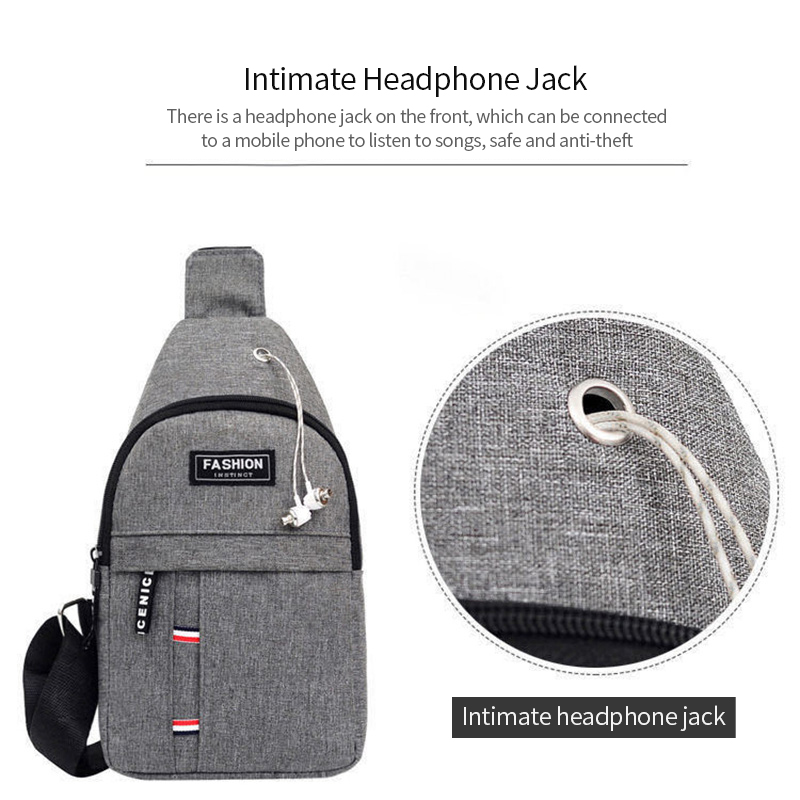 Men's Chest Bags Casual Waist  - Travel Accessories Bag For Men ulasan dan harga