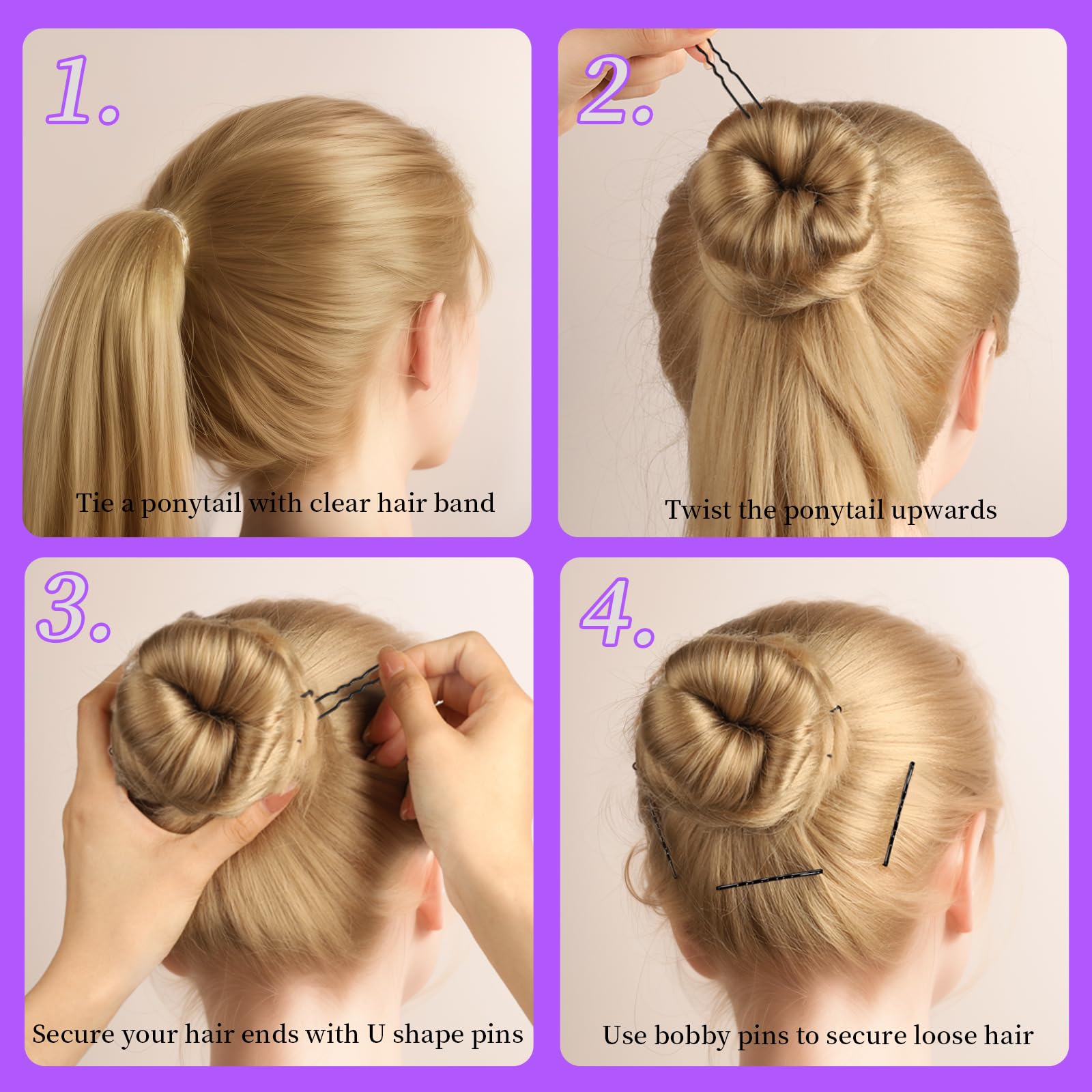 Hair Clip Set 4 Pcs/6 Pcs Natu - Travel Accessories With Toddler ulasan dan harga