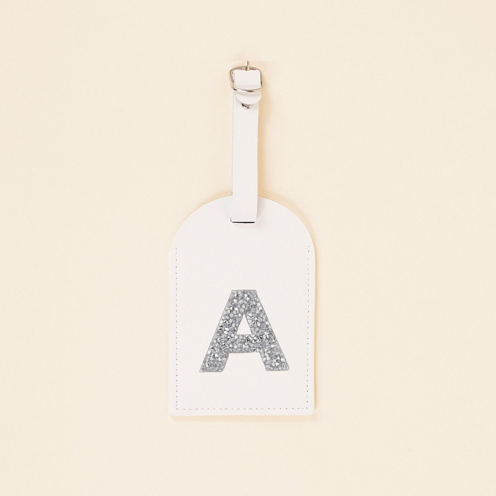 A-Z Rhinestone Monogram Leathe - Travel Accessories Name ulasan dan harga