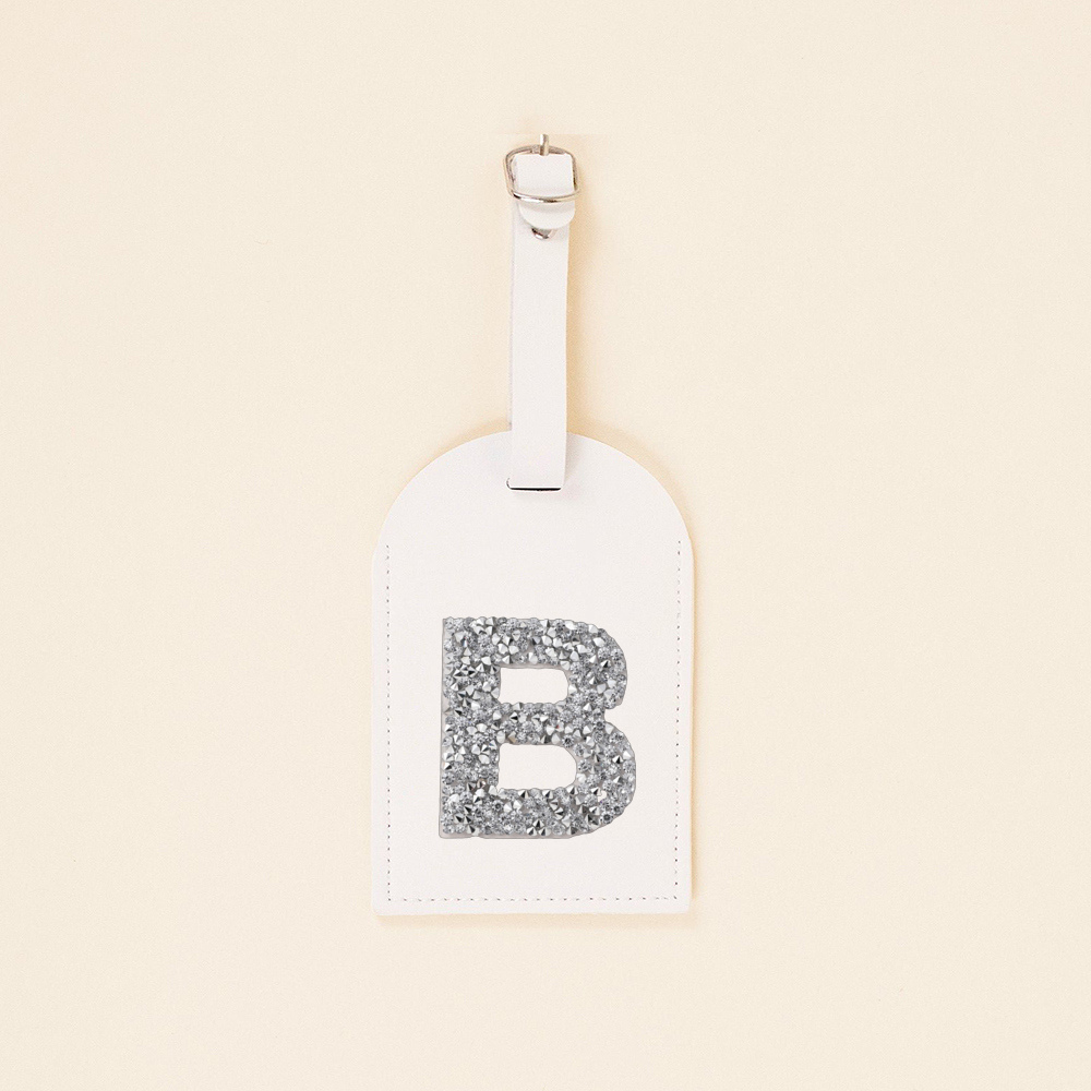 A-Z Rhinestone Monogram Leathe - Travel Accessories Name ulasan dan harga