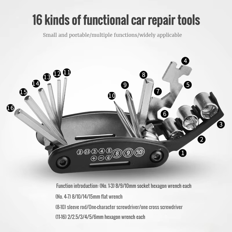 Portable Bicycle Repair Tools  - Travel Accessories Bike ulasan dan harga