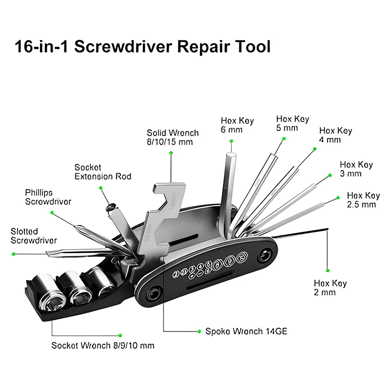 Portable Bicycle Repair Tools  - Travel Accessories Bike ulasan dan harga