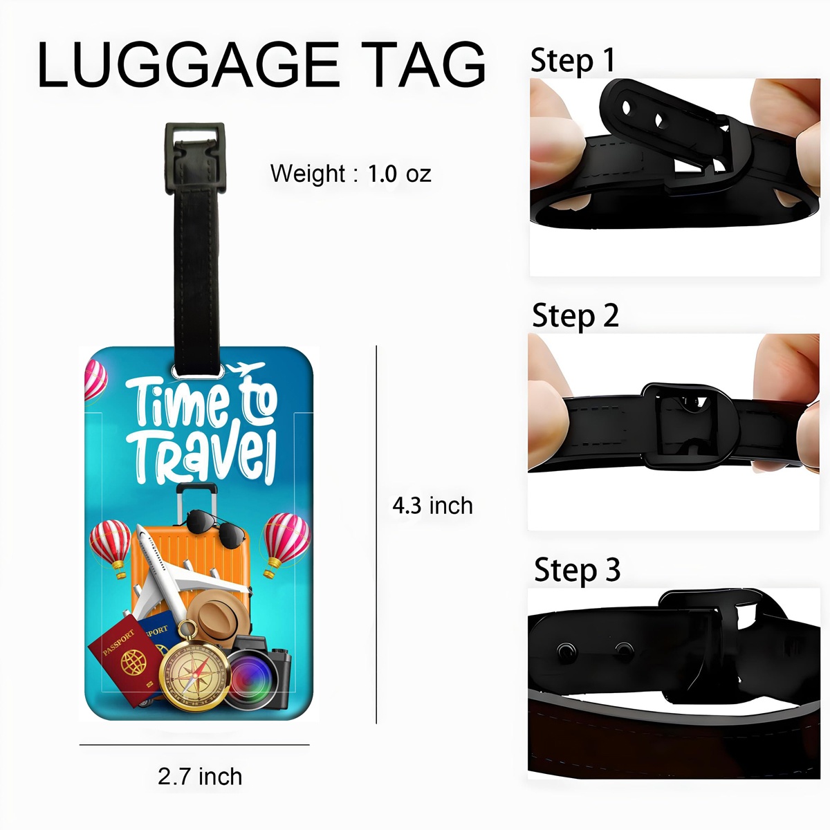 Travel Style Luggage Tag Men W - Travel Accessories Kit For Men ulasan dan harga