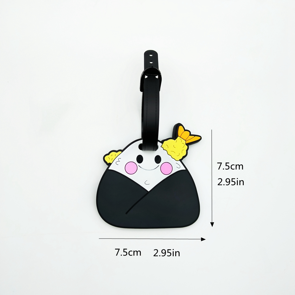 2pcs Cute Zongzi Food Luggage  - Travel Accessories Kit For Men ulasan dan harga