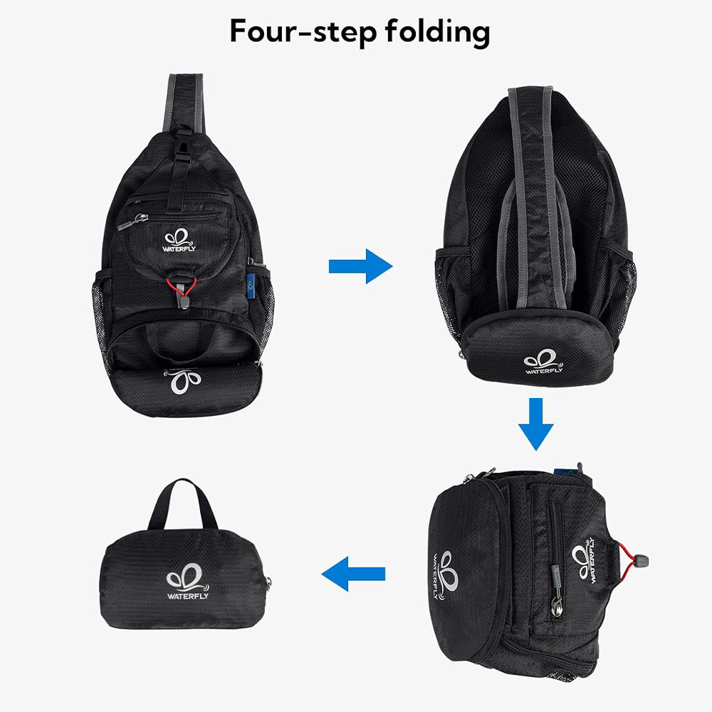 WATERFLY Chest Bag Shoulder Sm - Travel Accessories Bike ulasan dan harga