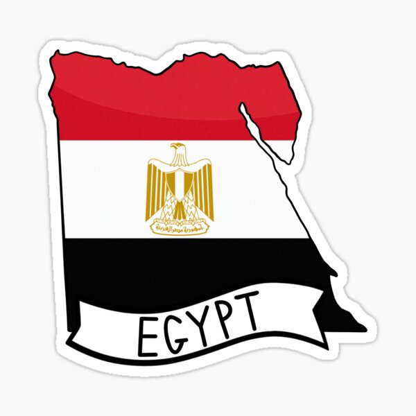 Egypt Decal Egypt Map with Fla - Travel Accessories Egypt ulasan dan harga
