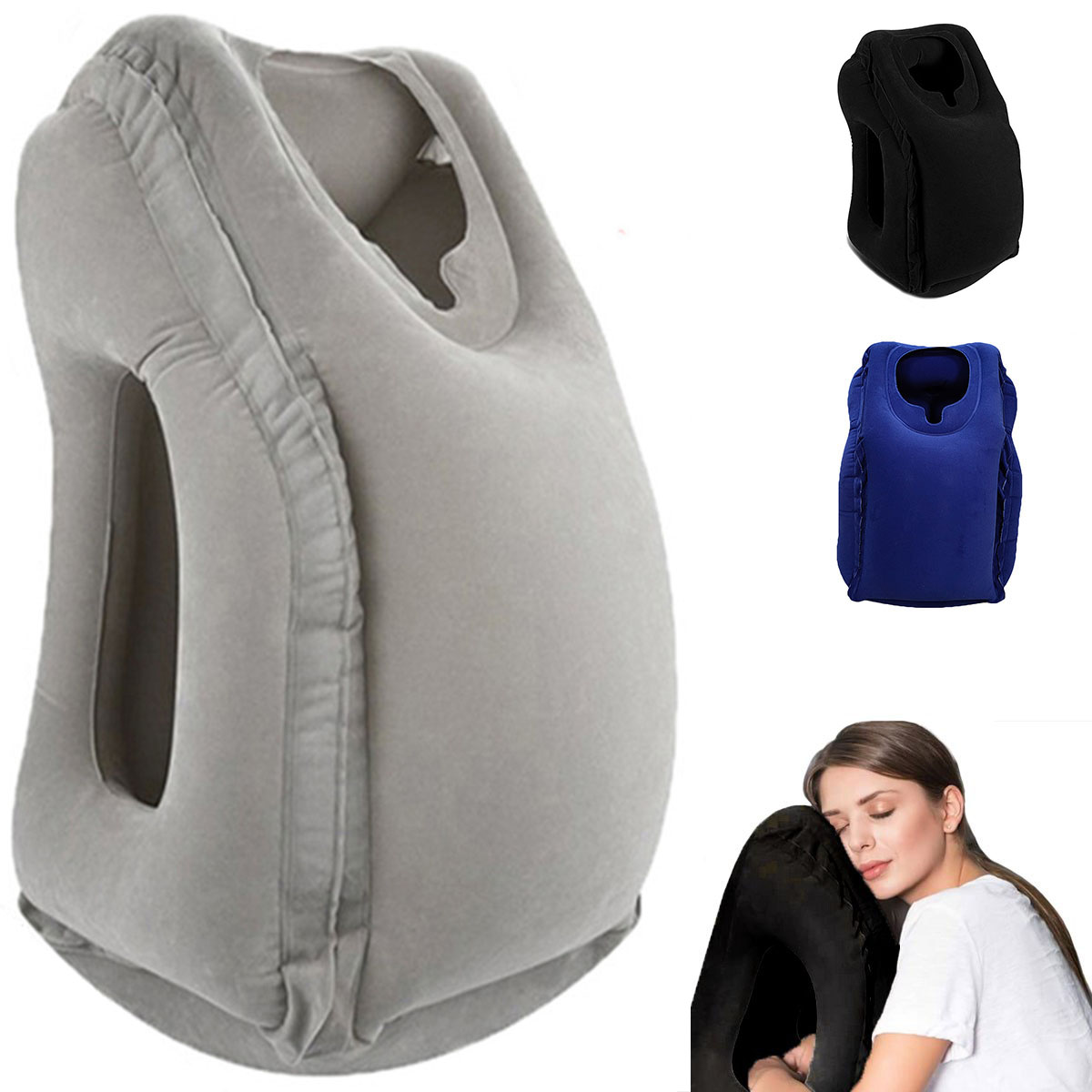 Inflatable Travel Pillow,Trave - Travel Accessories Long Haul ulasan dan harga