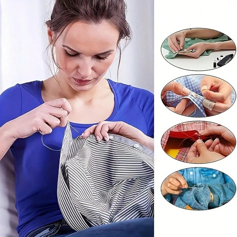 1Pc Portable Sewing Kit, Multi - Travel Accessories To Sew ulasan dan harga