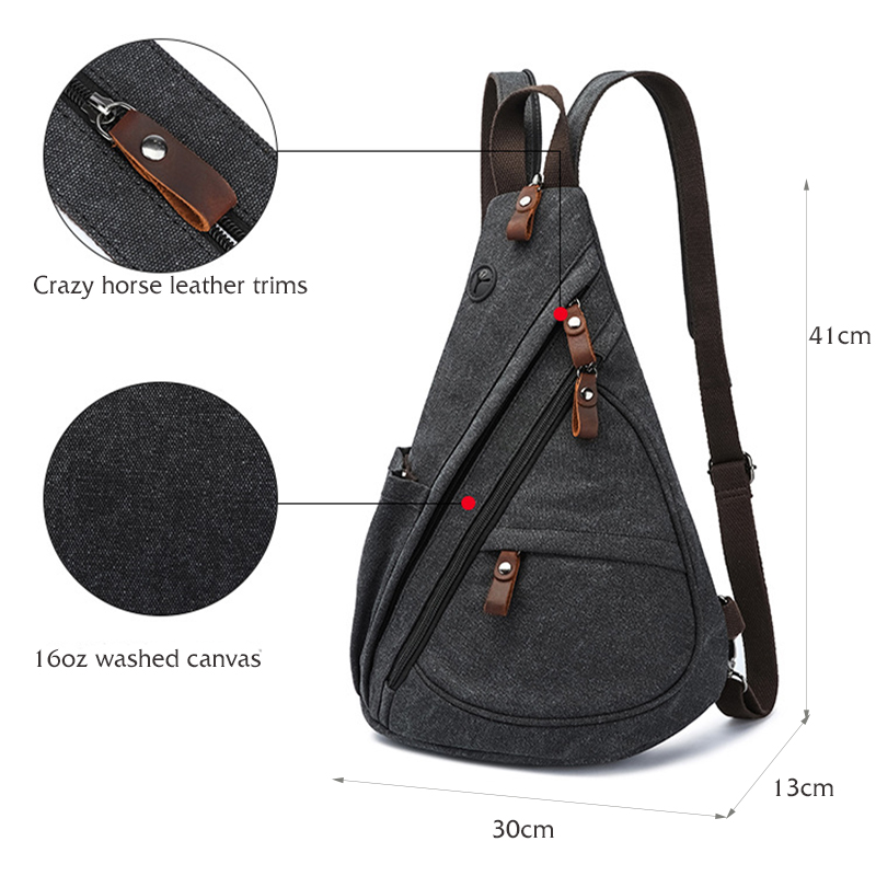 Canvas Sling Bag Convertible C - Travel Accessories Bike ulasan dan harga